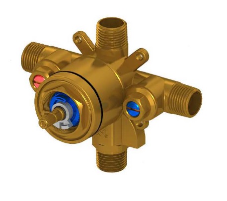 Pressure Balance Valves with Integral 2-Ways Diverter 4014